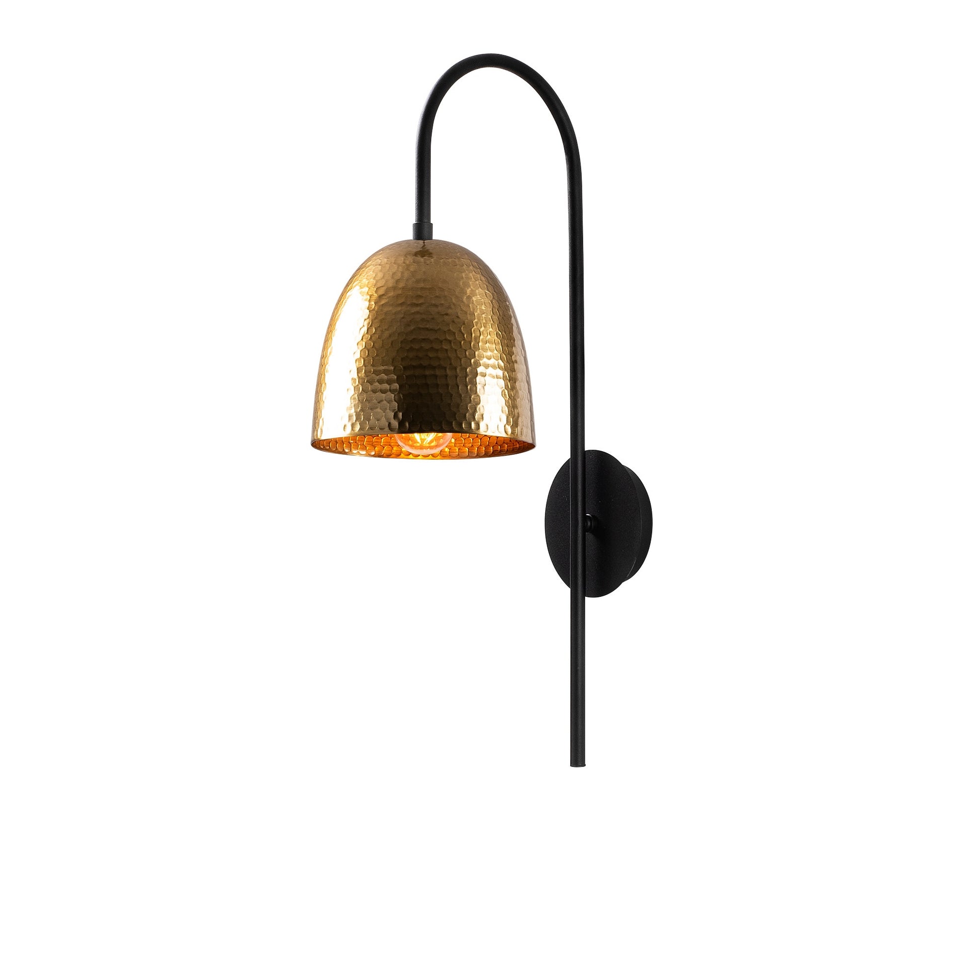 Aplique De Pared, Metal , Negro vintage, 16x24x57, Casquillo E 27 Max 40 W_2