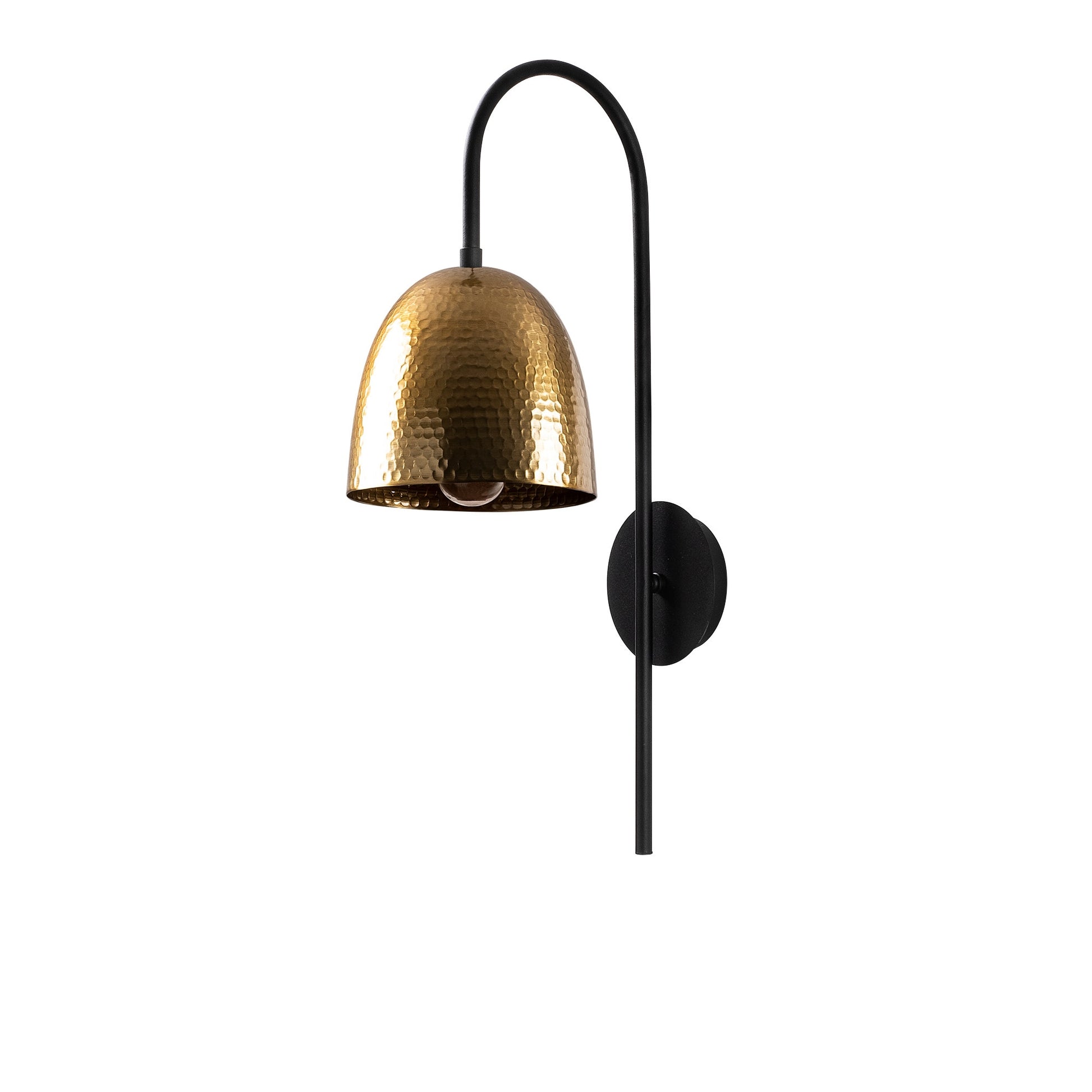 Aplique De Pared, Metal , Negro vintage, 16x24x57, Casquillo E 27 Max 40 W_0