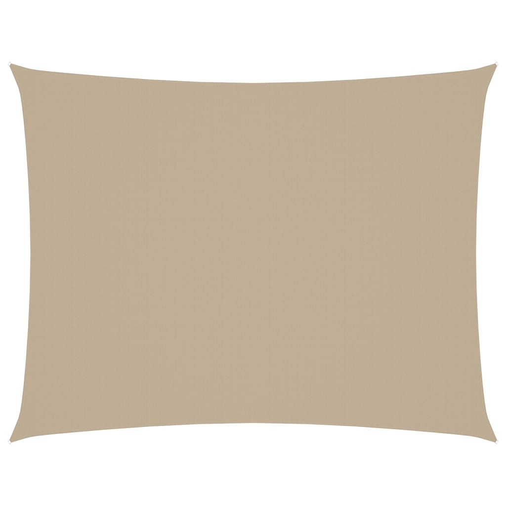 Toldo De Vela Rectangular Tela Oxford Beige 5x6 M_0