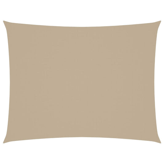 Toldo De Vela Rectangular Tela Oxford Beige 5x6 M_0