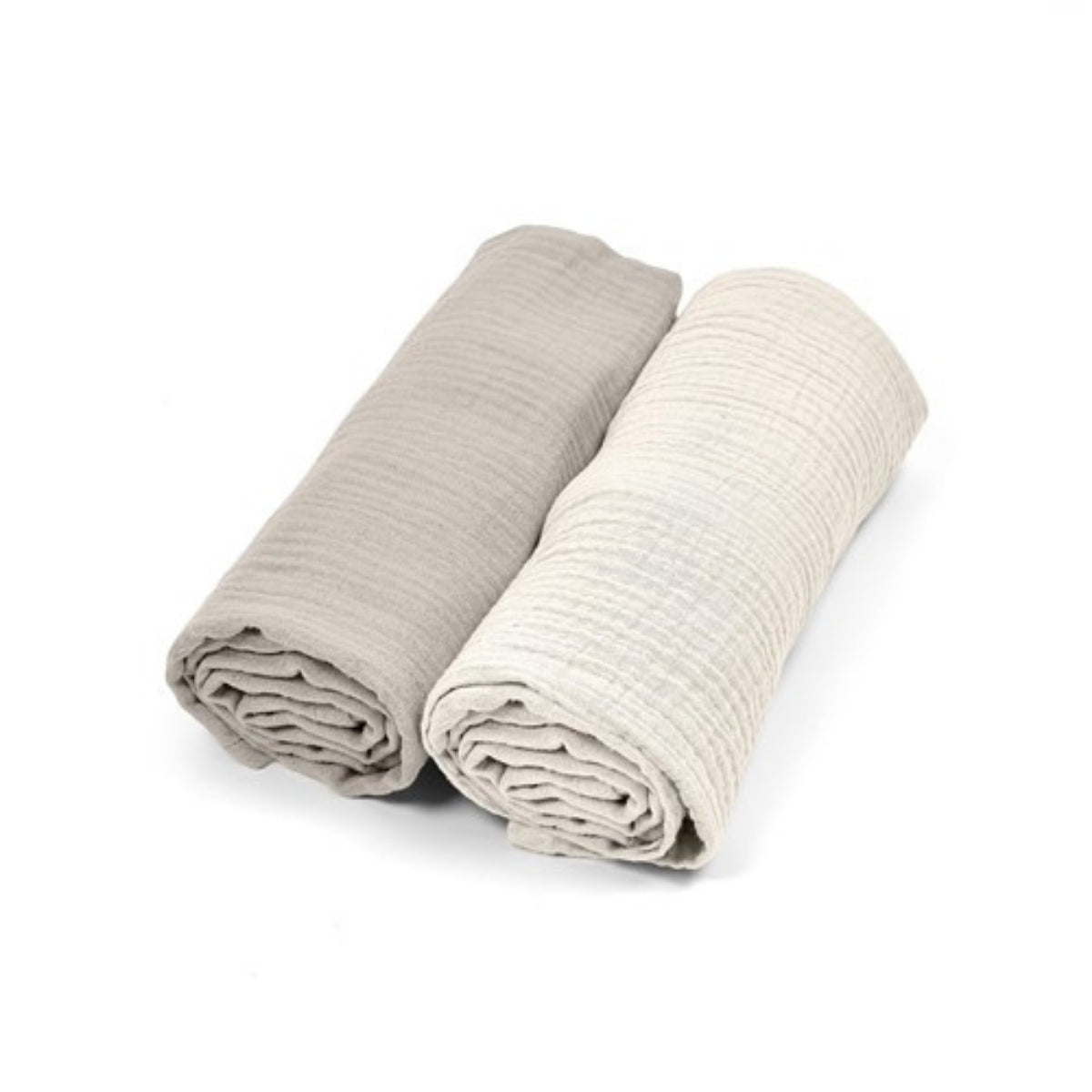 Pack 2 Muselinas De Algodón 70x70 Para Bebé Beige_0