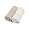 Pack 2 Muselinas De Algodón 70x70 Para Bebé Beige