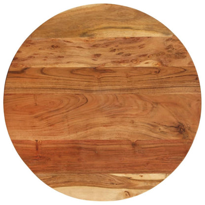 Mesa Auxiliar Madera De Acacia Y Hierro Fundido 60x(42-62) Cm_0