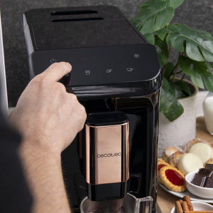 Cecotec Cafetera Superautomática Cremmaet Macchia Black Rose. 1350 W Thermoblock Bomba De Presión De 19bars Sistema Plug_2
