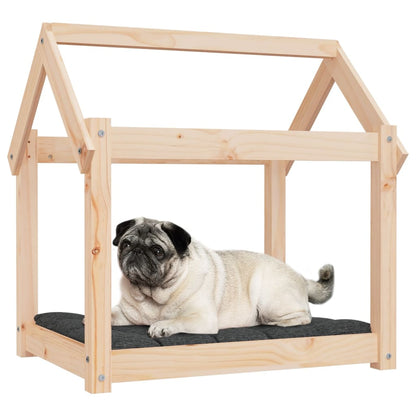 Vidaxl Cama Para Perros Madera Maciza De Pino 71x55x70 Cm_3