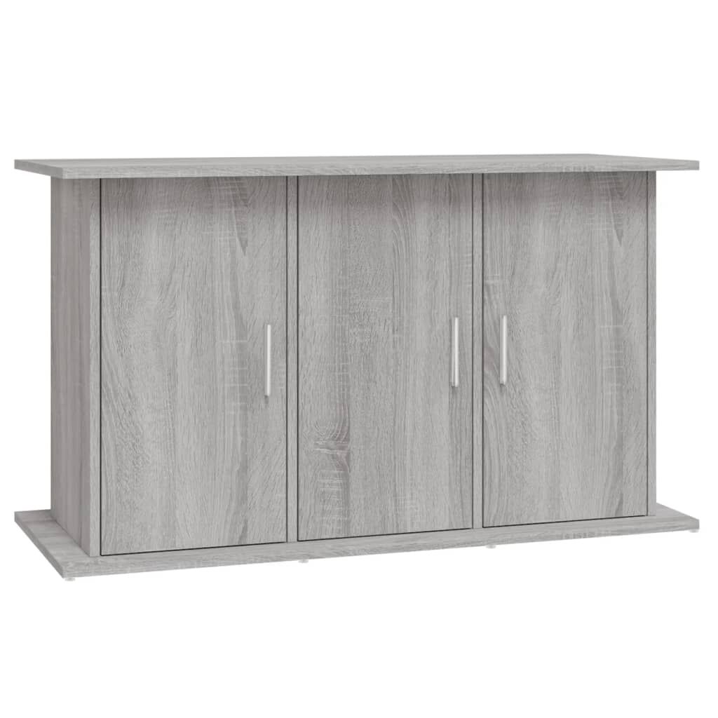 Vidaxl Soporte Para Acuario Madera Ingeniería Gris Sonoma 101x41x58 Cm_0
