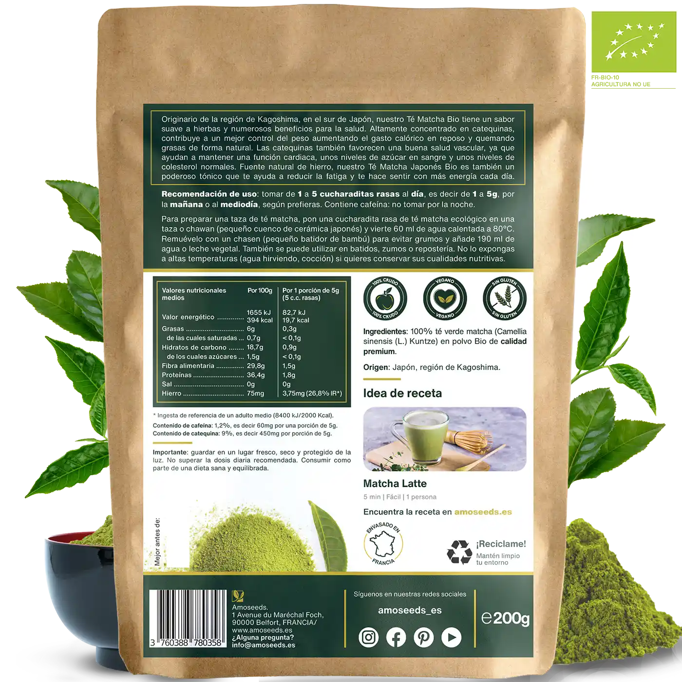 Té Matcha Japonés Premium Bio 70g_4