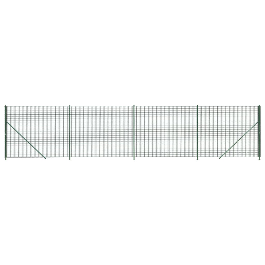 Cerca De Alambre Con Brida Verde 2x10 M / Vetonek_0