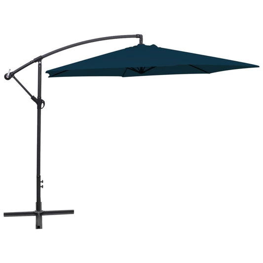 Vidaxl Sombrilla Voladiza De Jardín Azul 3 M_0