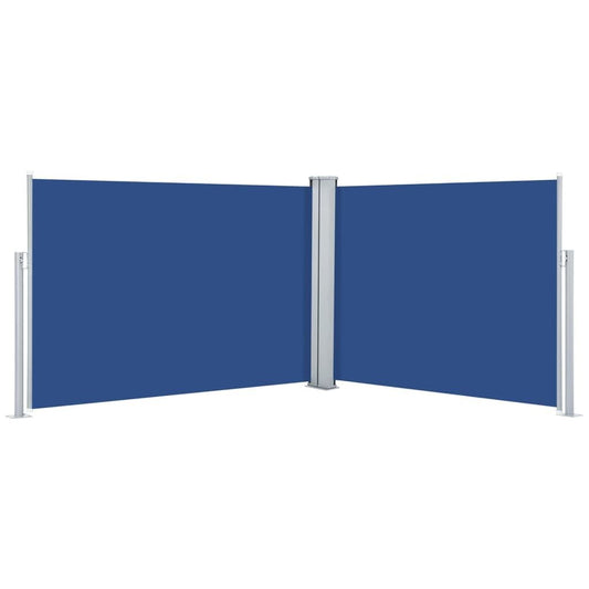 Vidaxl Toldo Lateral Retráctil Azul 100x1000 Cm_0