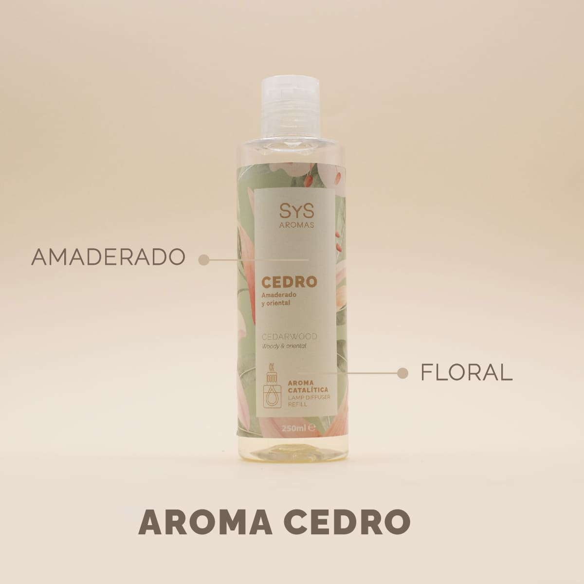 Aroma para Lámpara Catalítica Cedro SYS Aromas 250 ml | Fragancia Amaderada y Oriental_2