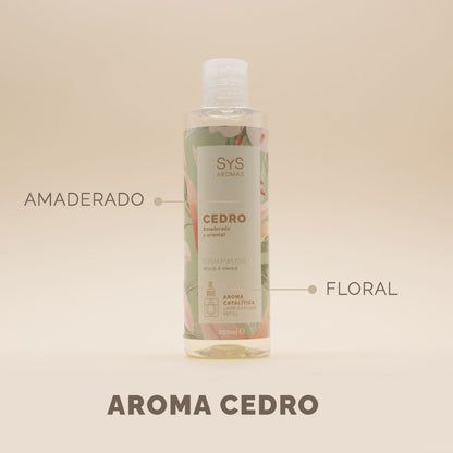 Aroma para Lámpara Catalítica Cedro SYS Aromas 250 ml | Fragancia Amaderada y Oriental_2