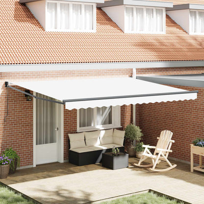Toldo Retráctil Blanco 450 X 300 X 165 Cm_1