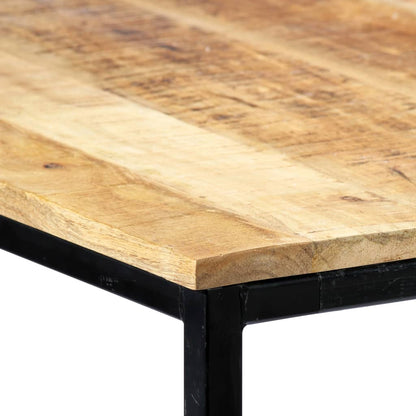 Mesa De Comedor Madera Maciza De Mango Rugosa 180x90x75 Cm_3