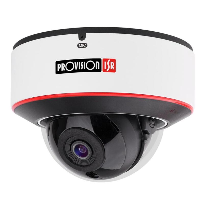 Provision Dai-340ipe-28 Domo Ip 4mp H265 Wdr Ir20m 2.8mm Poe Ip67 Ik10 Mic E/s Dda Y Detección Facial_0
