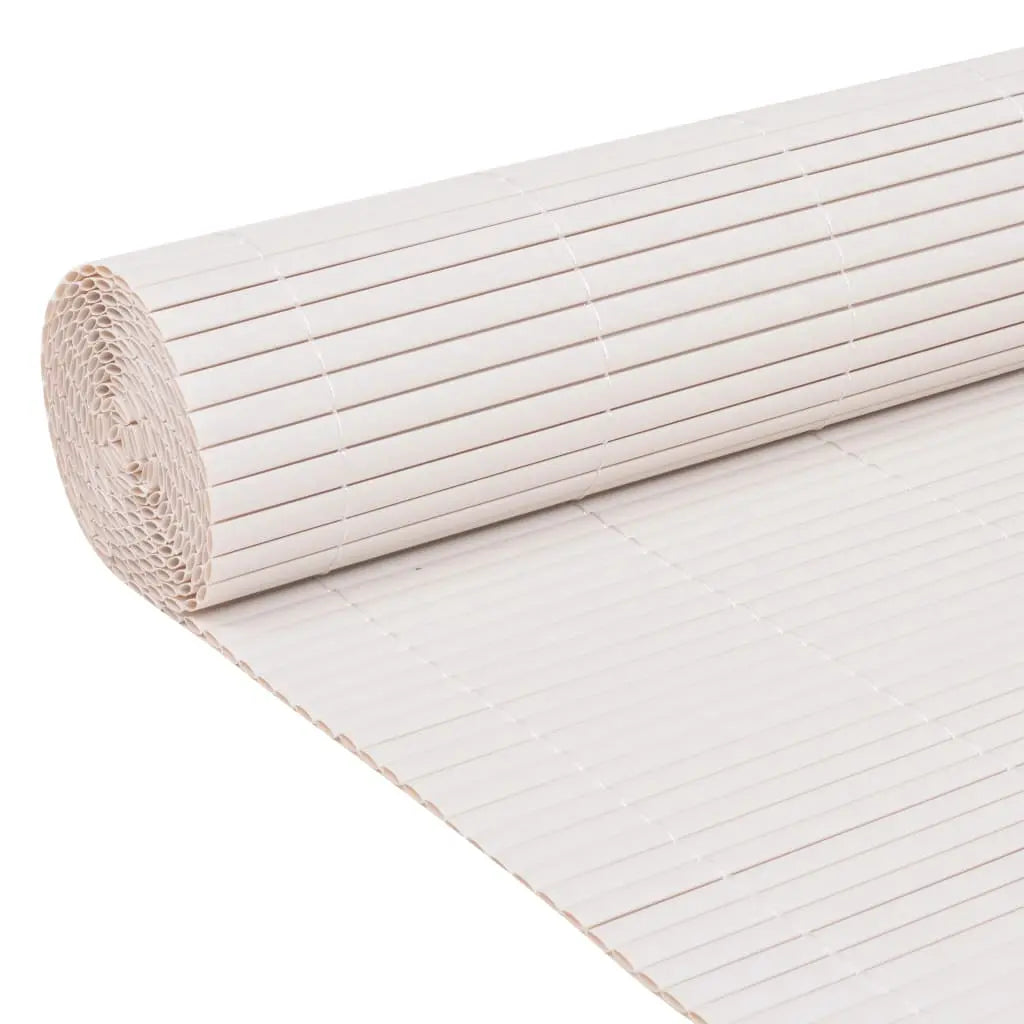 Valla De Jardín De Doble Cara Blanco 110x500 Cm / Vetonek_1