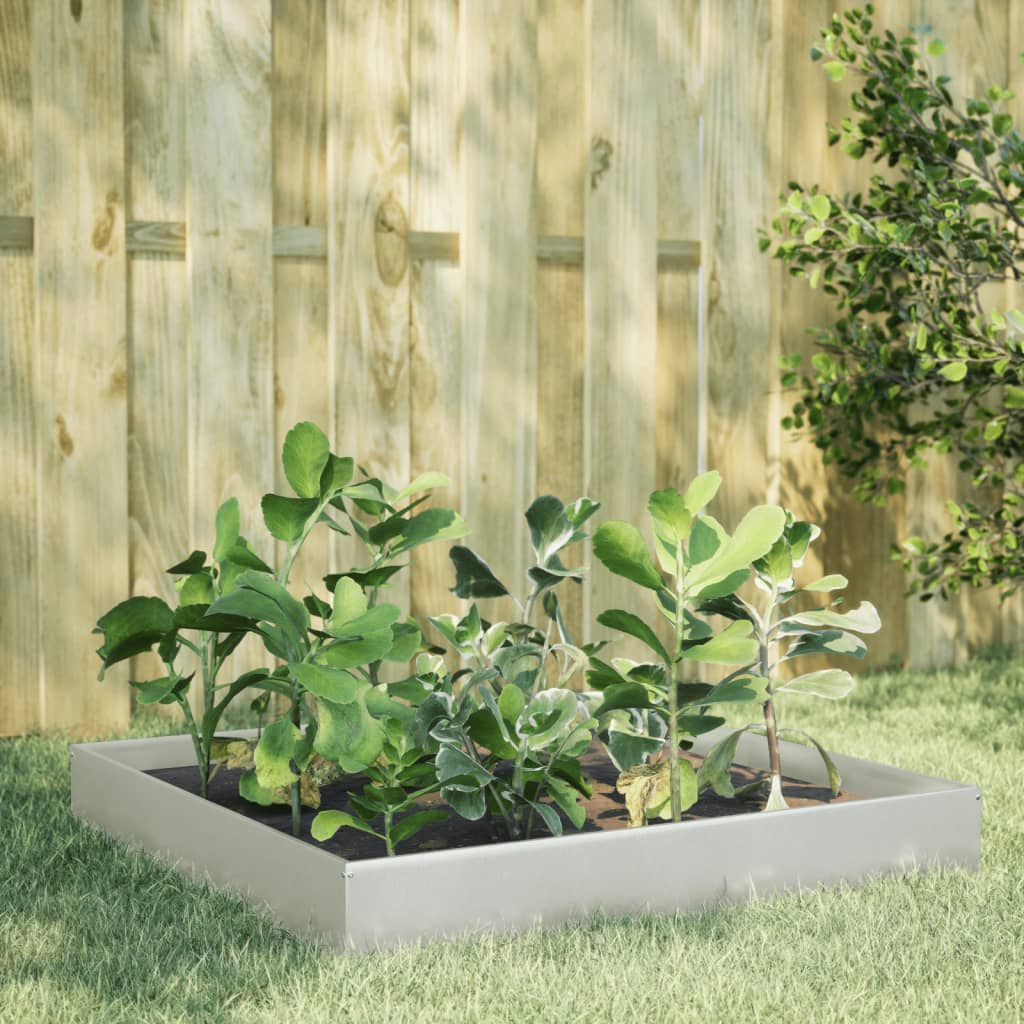 Jardinera De Acero Inoxidable 100x100x26 Cm_1