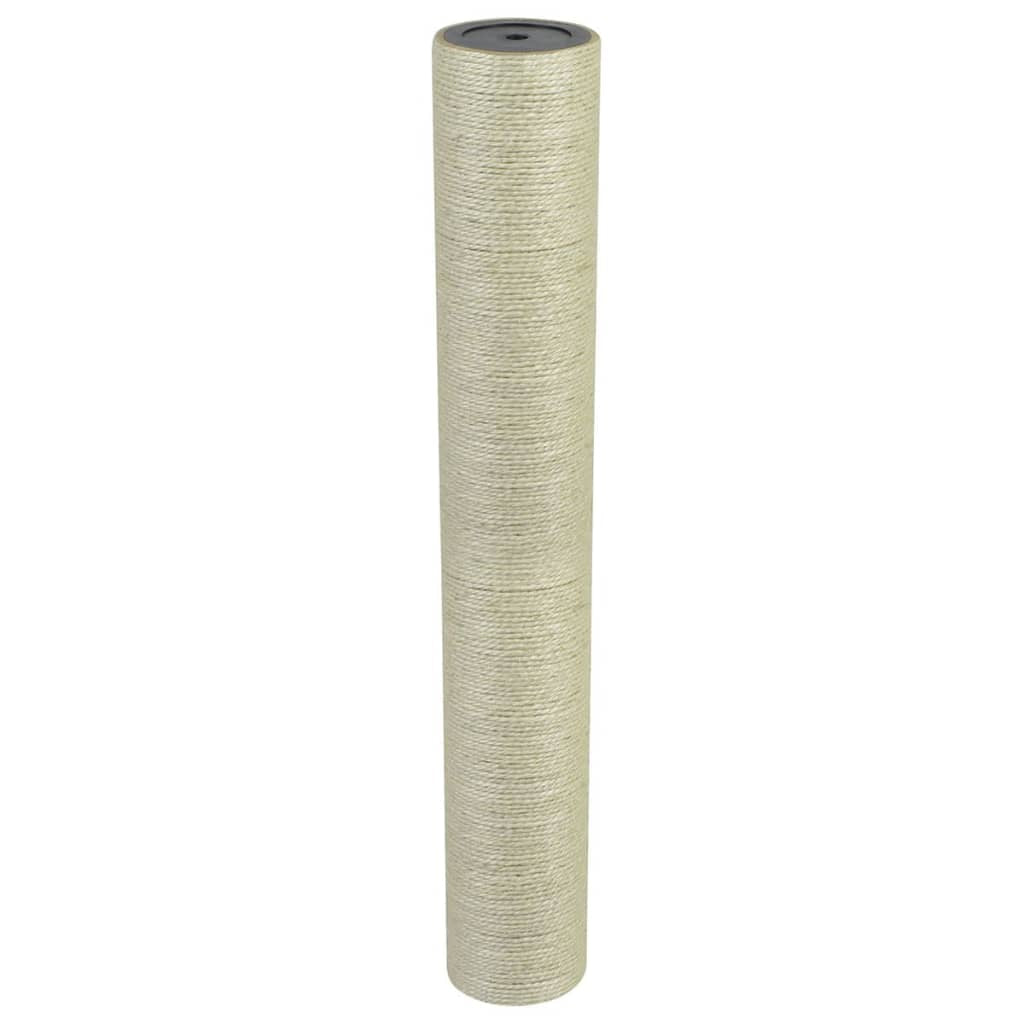 Vidaxl Poste Rascador Para Gatos 8x55 Cm 8 Mm Beige_0