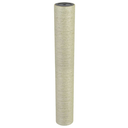 Vidaxl Poste Rascador Para Gatos 8x55 Cm 8 Mm Beige_0