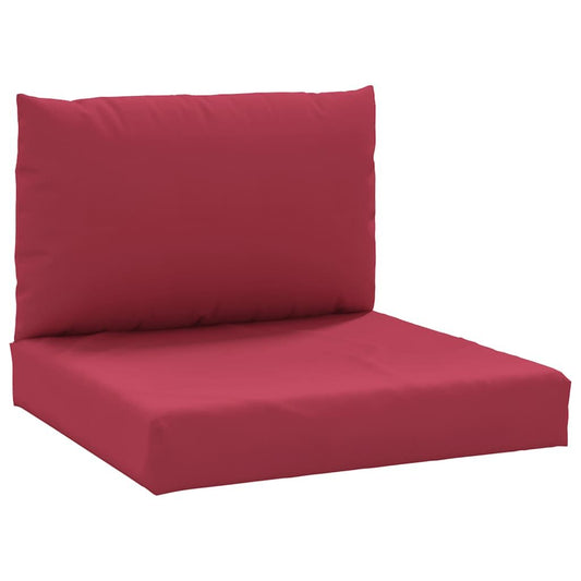 Vidaxl Cojines Para Palets 2 Unidades Tela Oxford Rojo_0