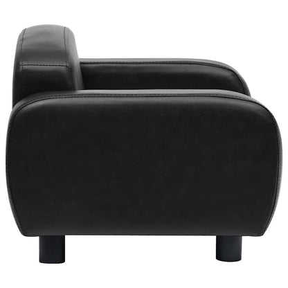 Vidaxl Sofá Para Perros Cuero Sintético Negro 80x50x40 Cm_4
