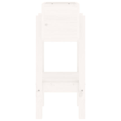 Jardinera Madera Maciza De Pino Blanco 62x30x69 Cm_4