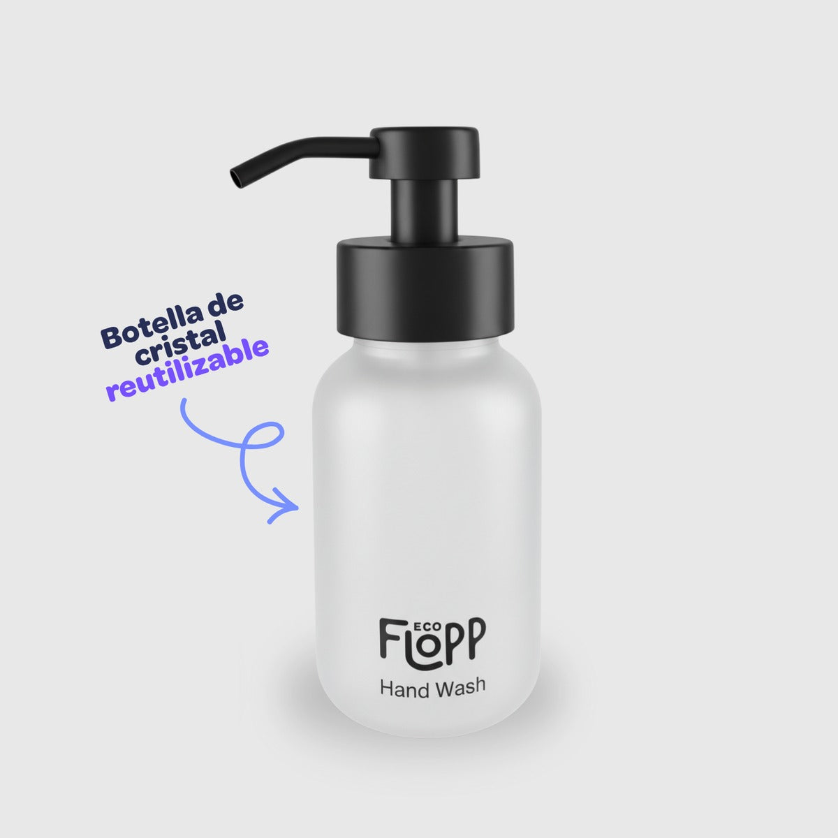 Botella Jabón de Manos Flopp Eco 250 ml