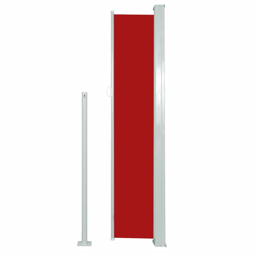 Toldo Lateral De Jardín O Terraza 180x300 Cm Rojo_2