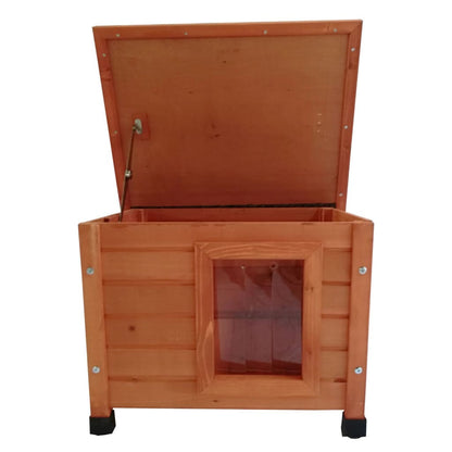 @pet Casa De Exterior Para Gatos Madera Marrón 57x45x43 Cm_1