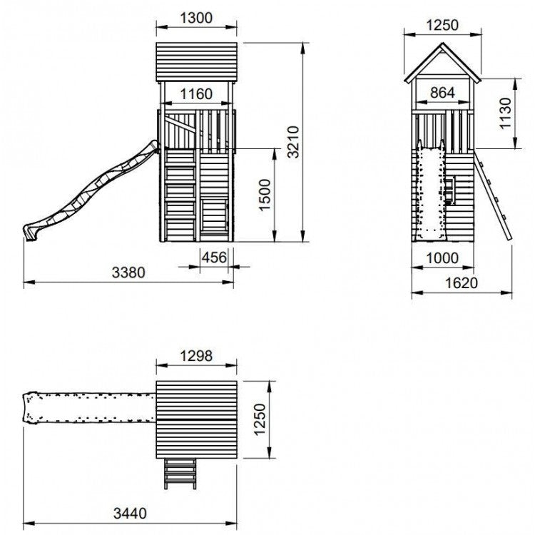 Parque Infantil Masgames Tibidabo Xl Con Casita.