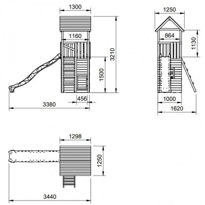 Parque Infantil Masgames Tibidabo Xl Con Casita.