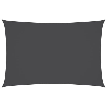 Toldo De Vela Rectangular Tela Oxford Gris Antracita 5x7 M_0
