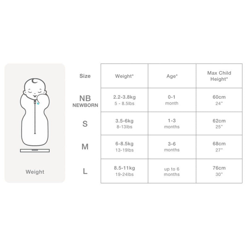 Love To Dream Saco De Bebé Swaddle Up Lite Stage 1 Elefante Blanco S_5