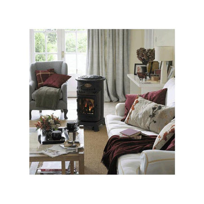 Estufa portátil a gas Provence negro 3,4 kW Fireside