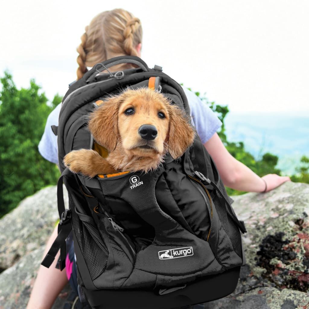Kurgo Mochila Para Perros G-train K9 Negro_1