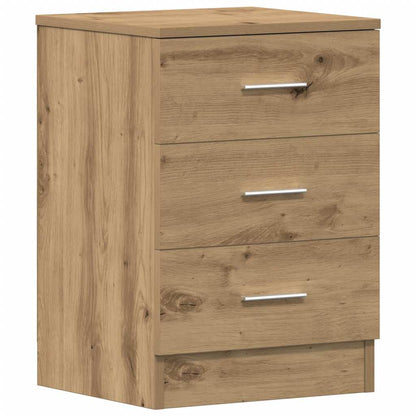 Mesita De Noche Madera De Ingeniería Roble Artisian 38x35x55 Cm_4