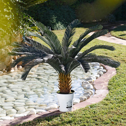Planta Artificial Cica - Decoración Natural Sin Mantenimiento 1.25 M / Multicolor_0