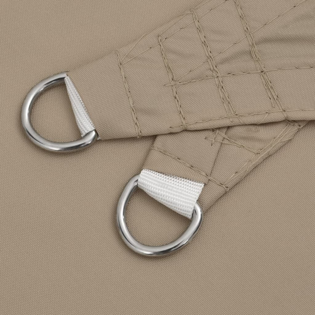 Vidaxl Toldo De Vela Cuadrado Tela Oxford Gris Taupe 7x7 M_4