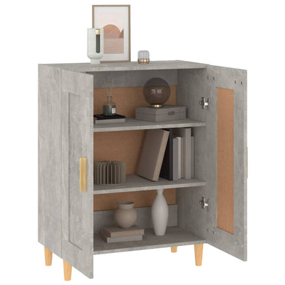 Aparador De Madera Contrachapada Gris Hormigón 69,5x34x90 Cm / Vetonek_1