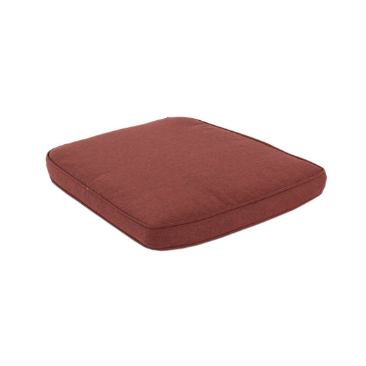 Cojín Para Sillas De Jardín Curvado Olefin Color Rojo, Tamaño 45x47x5 Cm, No Pierde Color, Desenfundable_0