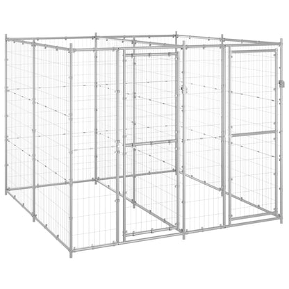 Perrera De Exterior De Acero Galvanizado 4,84 M²_1