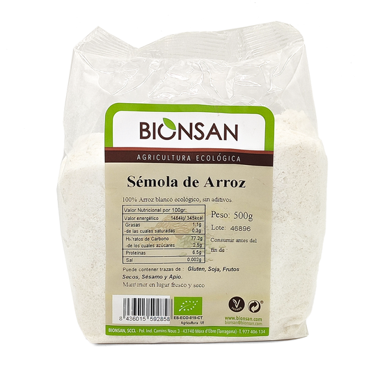 Sémola De Arroz Blanc Eco Bionsan 500g_0