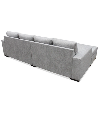 Chaiselongue Reversible Vida Tapizado Gris, 276 Cm (ancho) X 148 Cm (fondo) X 85 Cm (altura)_1