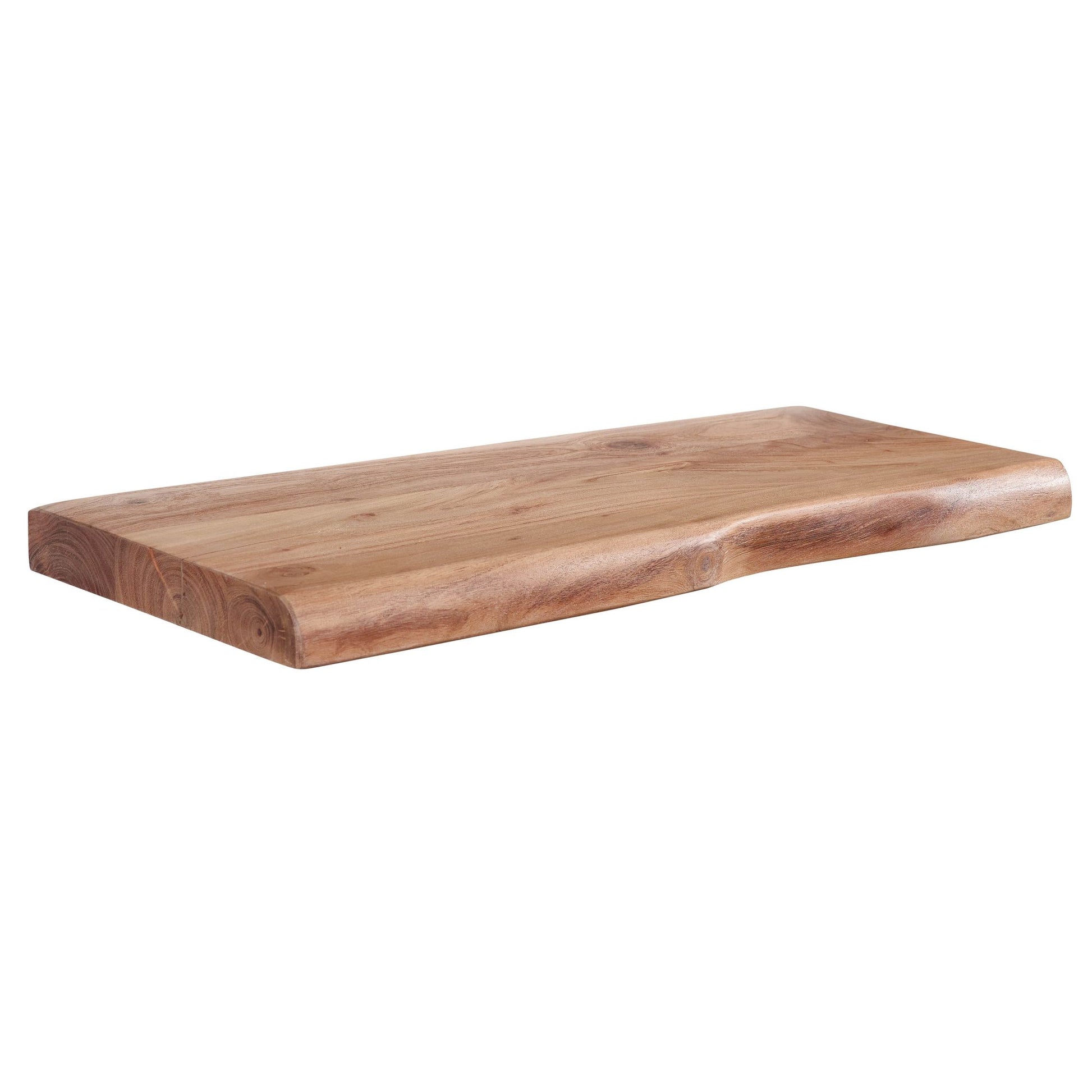 Estantería De Pared 60 Cm En Madera Maciza De Acacia_0