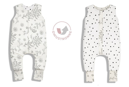 Bloom Saco De Dormir Con Pies Reversible T-xs Jersey Algodón Sleepee_0
