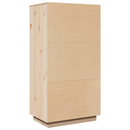 Aparador Alto De Madera Maciza De Pino 60x40x116,5 Cm / Vetonek_3