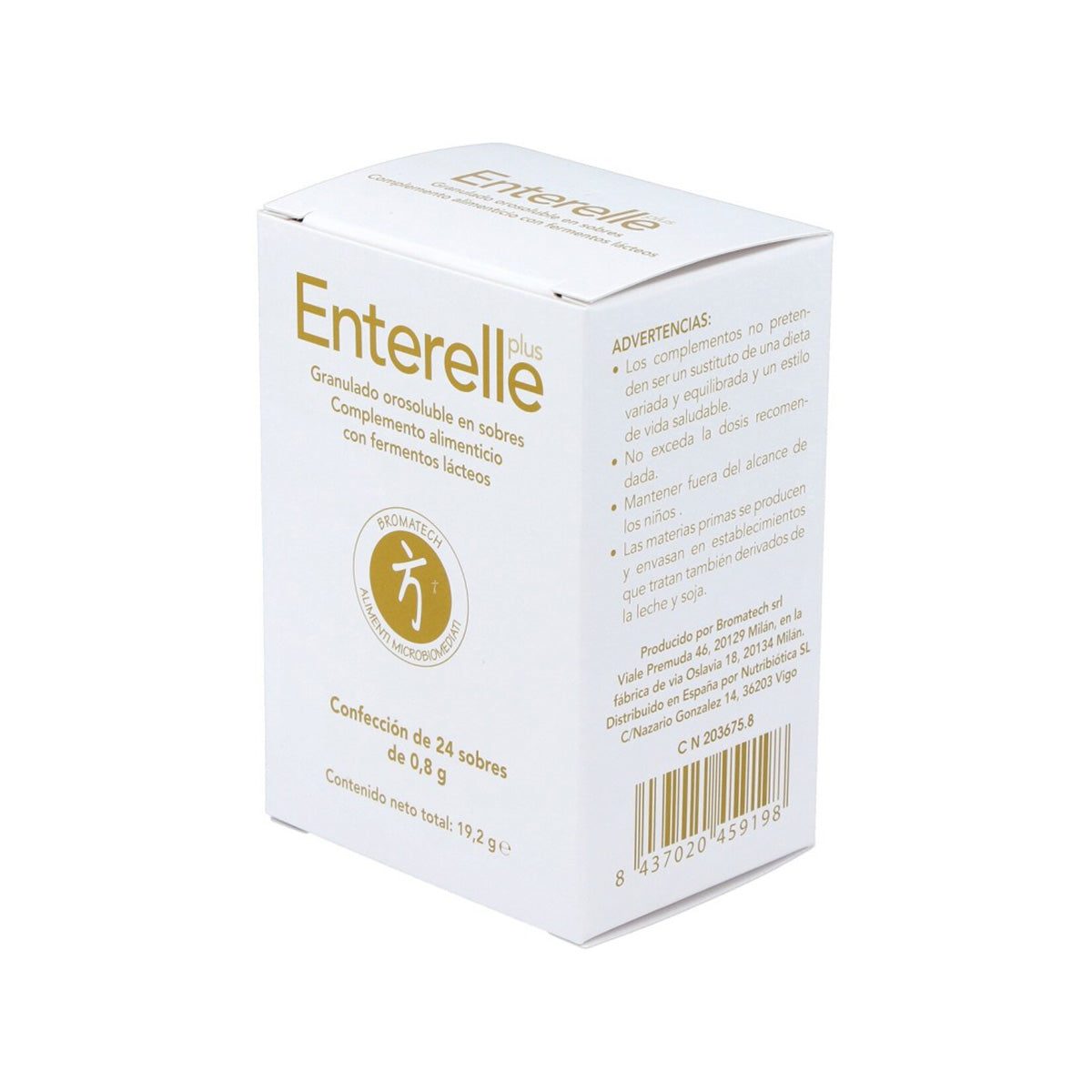 Enterelle plus probiótico Bromatech 24 cápsulas