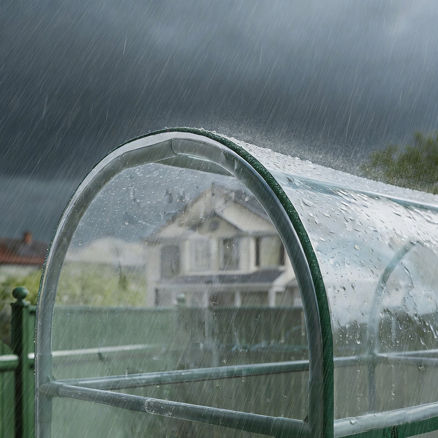 Outsunny Invernadero Pequeño Con 3 Estantes De Acero Y 2 Puertas Enrollables_3