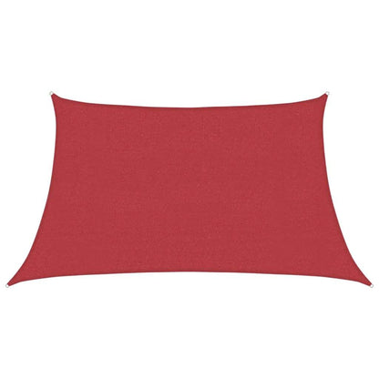 Vidaxl Toldo De Vela Hdpe Rojo 160 G/m² 3/4x2 M_0