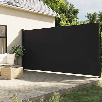 Vidaxl Toldo Lateral Retráctil Negro 200x600 Cm_1